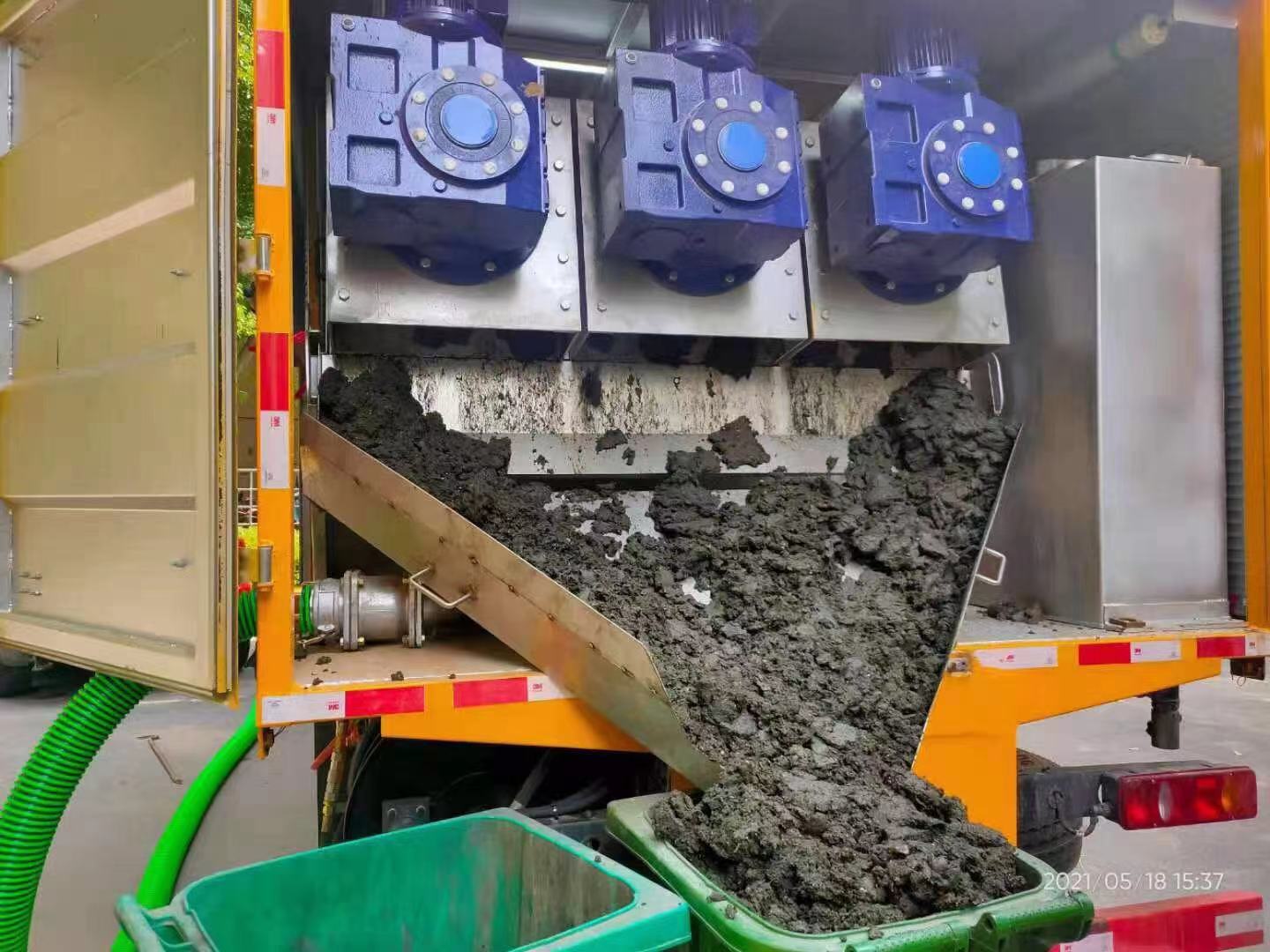 振安化粪池清掏城市维护站-泥浆净化干湿分离处理